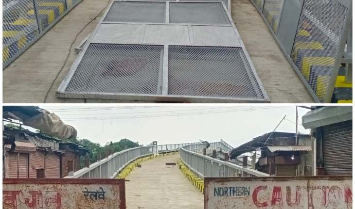 मुरादाबाद वर्षो से पुल को आवागमन हेतु जल्द खोलने की मांग कर रहे